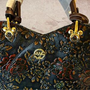3in1 Smooth Texture Pattern Tote Bag With Handle Bag And Clutch Set main image 1